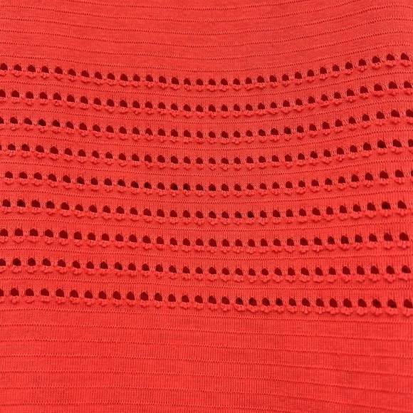 Athleta Orange Limitless, Perforated Mesh Long Sleeve Pullover‎ Athletic Top - Picture 3 of 9